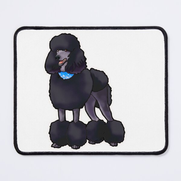 Item preview, Black standard poodle designed and sold by Rhia4rt.