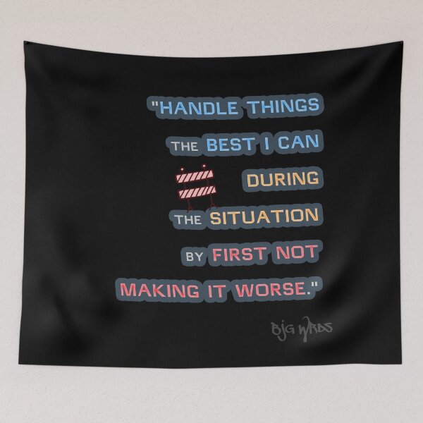 Item preview, "HANDLE..." Quote 11/16/2024 designed and sold by BJGWRDS.
