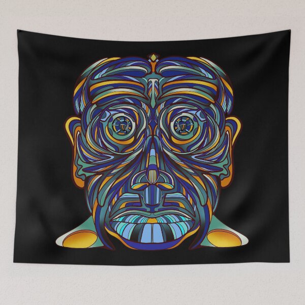 Item preview, Nervous metal Robot face designed and sold by DaveDanchuk.