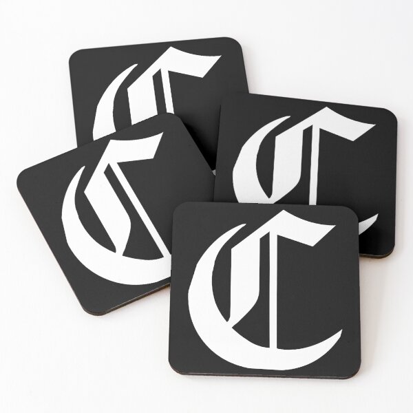 Item preview, C initial in gothic font designed and sold by Awesome Things.