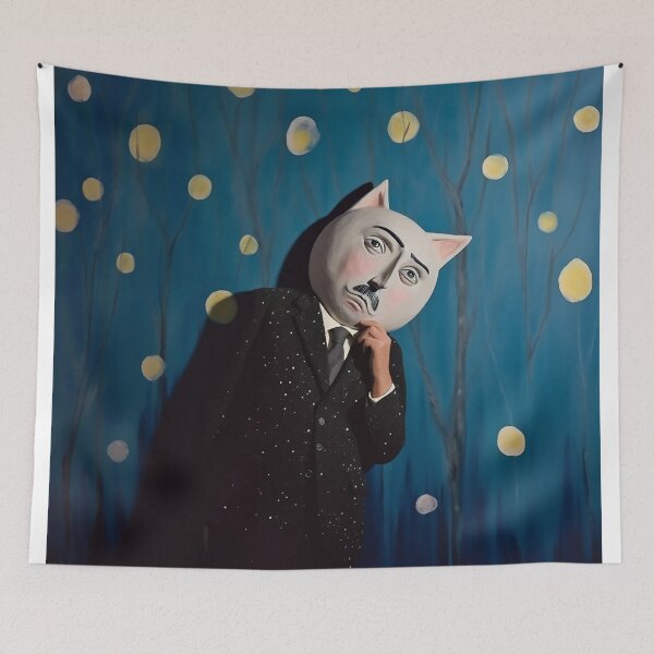 Item preview, Midnight Cat Mask Man designed and sold by MarkV71.