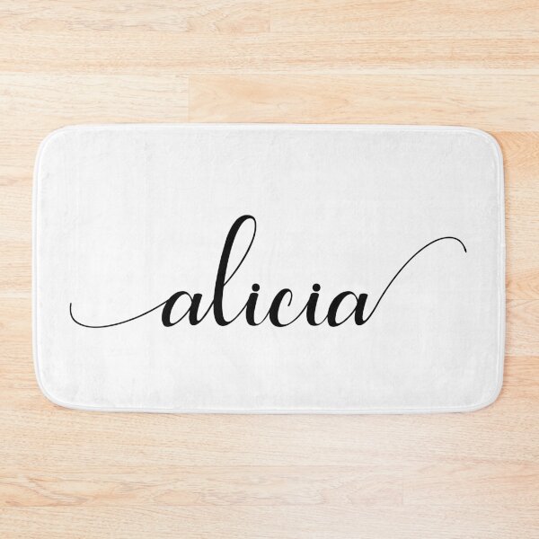 Item preview, Alicia - Custom name on delicate black cursive font designed and sold by To the Lua.