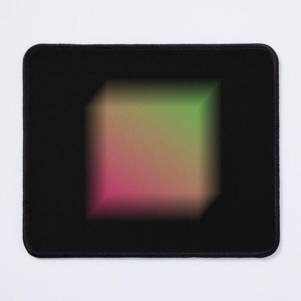 Item preview, Pink & Green Abstract Art blur square designed and sold by Wowliful.