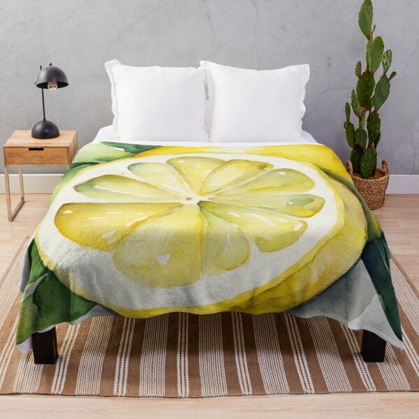 Item preview, Lemons Yellow Fruit Botanical Watercolor designed and sold by Tammy Marie Russell.