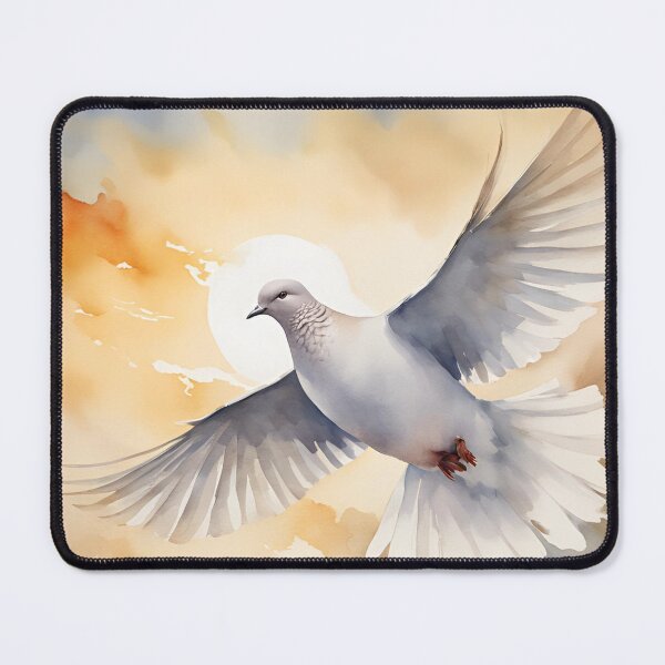 Item preview, Flying Dove Bird Nature Watercolor designed and sold by Tammy Marie Russell.