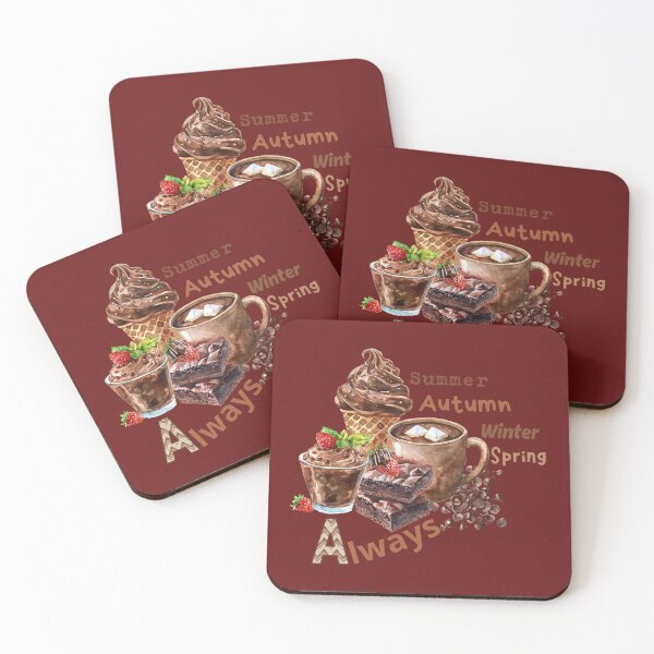 Item preview, Summer, Autumn, Winter, Spring, for chocolate lovers always designed and sold by Rompecabezas.
