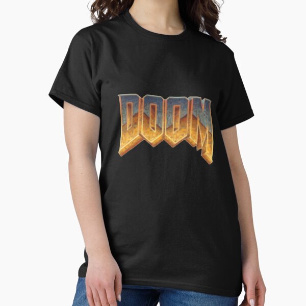 Item preview, Doom Classic Logo Cutout  designed and sold by TheTshirtKing.