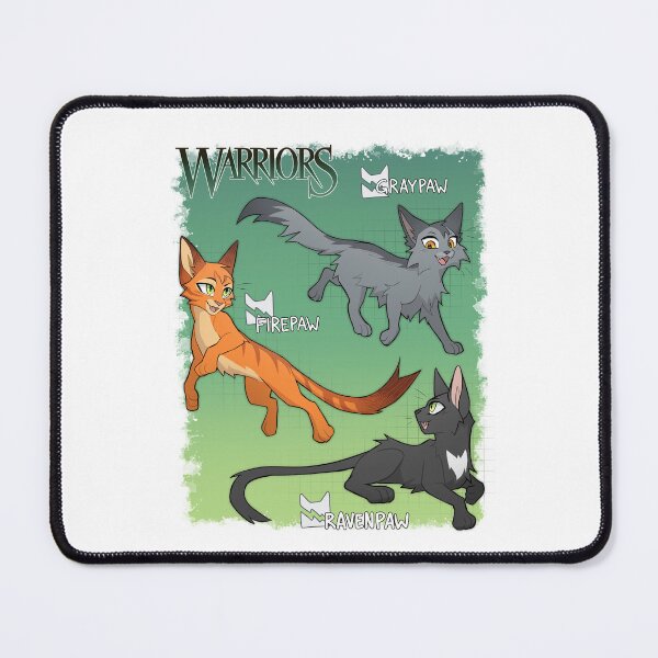 Item preview, Firepaw, Graypaw and Ravenpaw from Warrior Cats - Into the Wild, Version 2 designed and sold by Chycero.