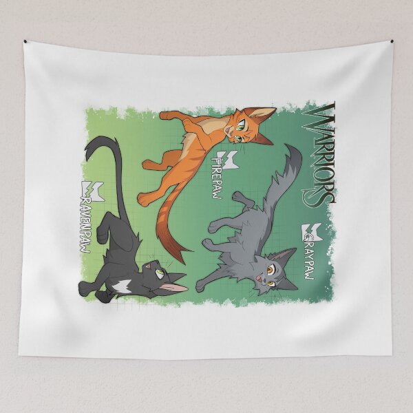 Item preview, Firepaw, Graypaw and Ravenpaw from Warrior Cats - Into the Wild, Version 2 designed and sold by Chycero.