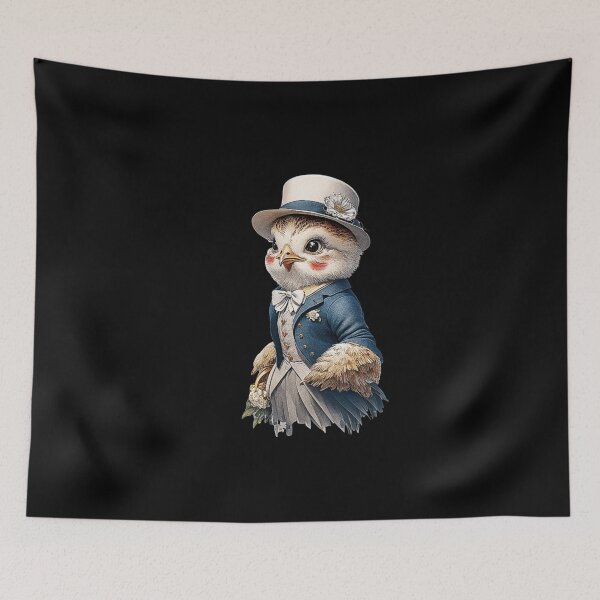 Item preview, Elegant Owl in Suit - Classy Animal Character Design designed and sold by love3617.