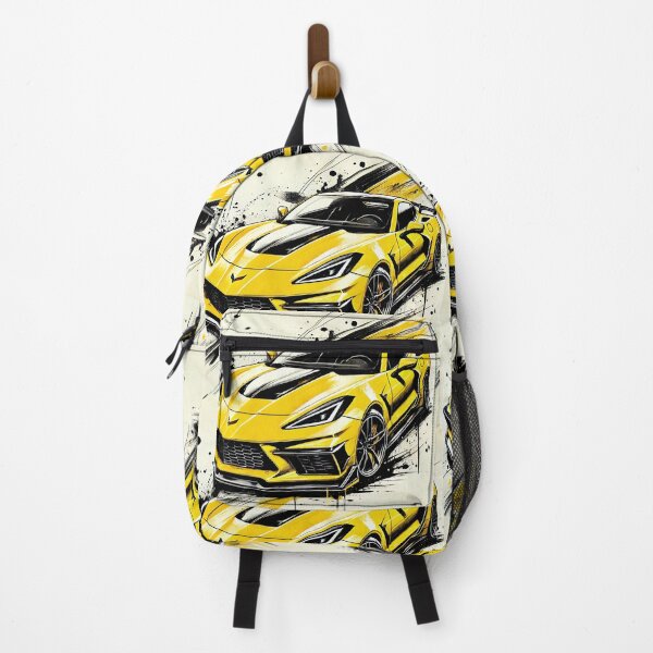 Item preview, C8 Corvette Fanart (Yellow) designed and sold by Peterson Designs.