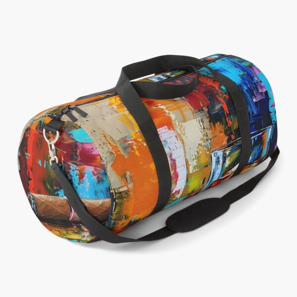 Item preview, Whiskey and Cigar - Bold Abstract Colors Create Intensity and Depth Digital Art AI Generated designed and sold by OlfactoART Studio.