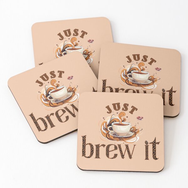 Item preview, Just brew it - Coffee lovers designed and sold by Rompecabezas.