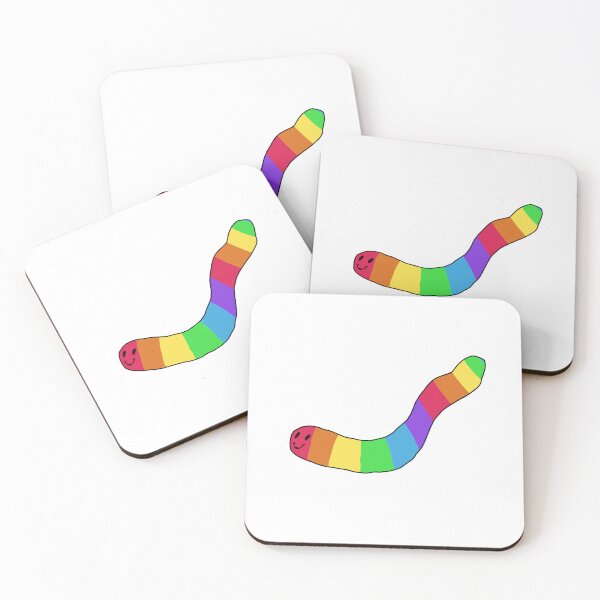 Item preview, Happy Rainbow Worm designed and sold by Roubyn.