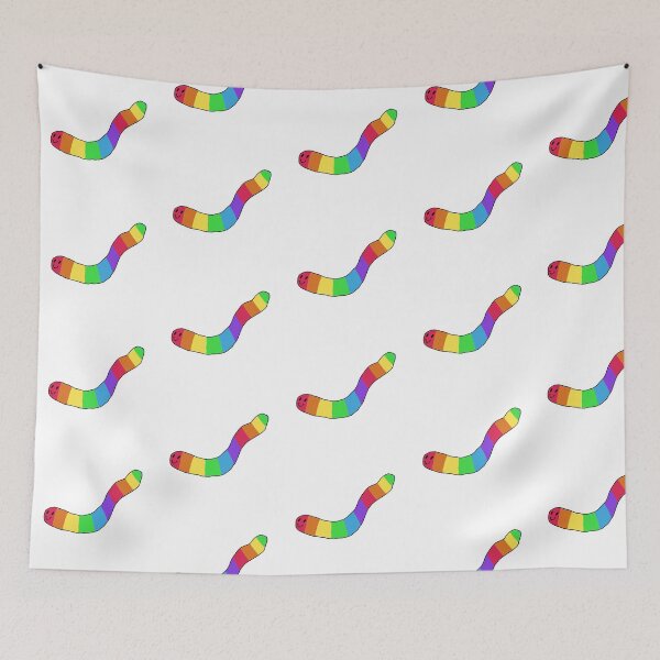 Item preview, Happy Rainbow Worm designed and sold by Roubyn.