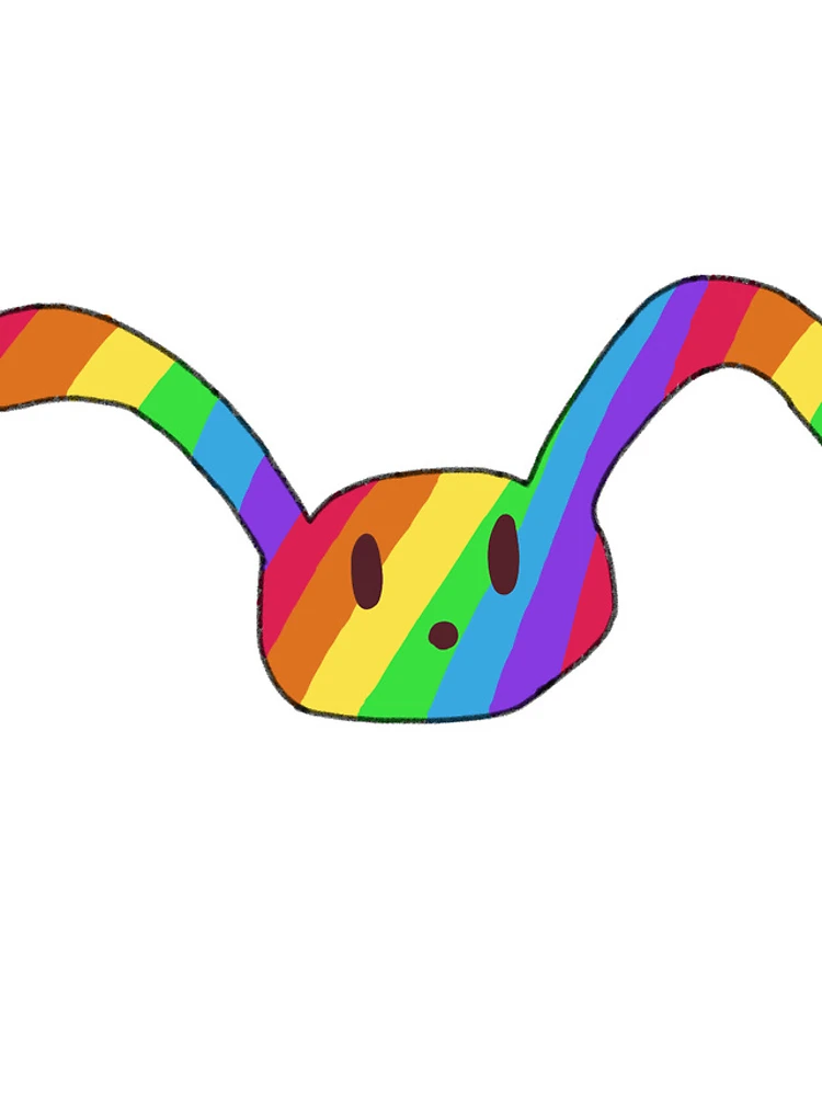 Thumbnail 4 of 4, iPhone Case, Rainbow Rabbit designed and sold by Roubyn.