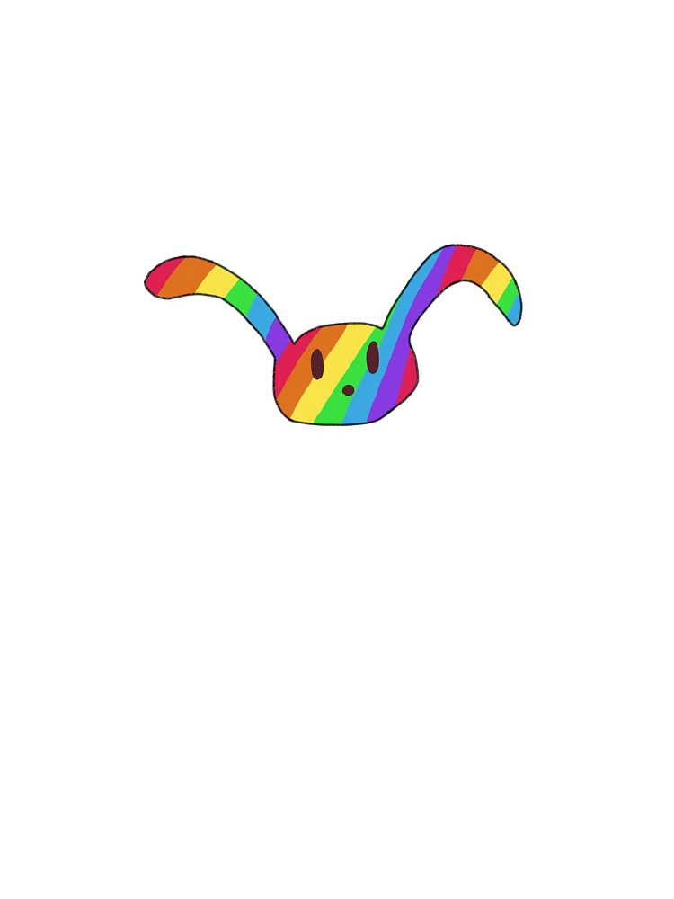 Thumbnail 7 of 7, Oversized T-Shirt, Rainbow Rabbit designed and sold by Roubyn.