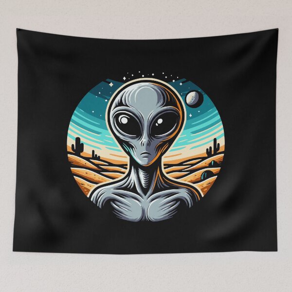 Item preview, Alien in Desert designed and sold by roswellboutique.