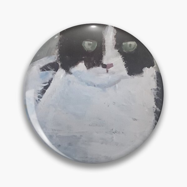 Item preview, Tuxedo cat lying down designed and sold by Jacinta hunt.