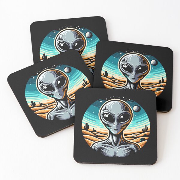Item preview, Alien in Desert designed and sold by roswellboutique.