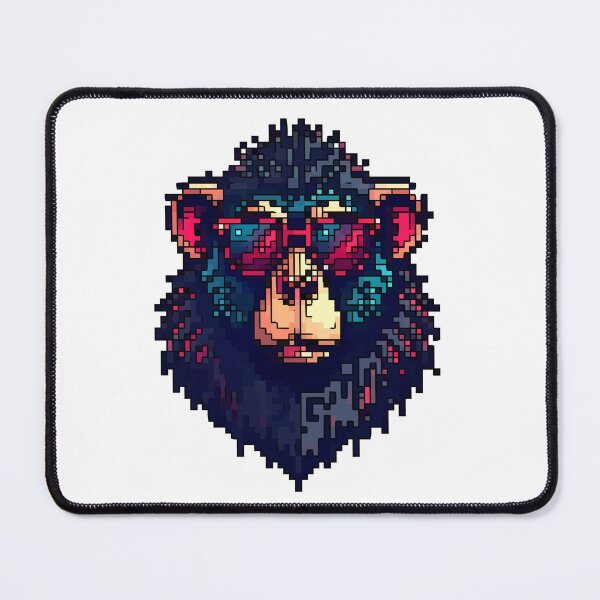Item preview, Baboon in Pixels designed and sold by NaturePixel.