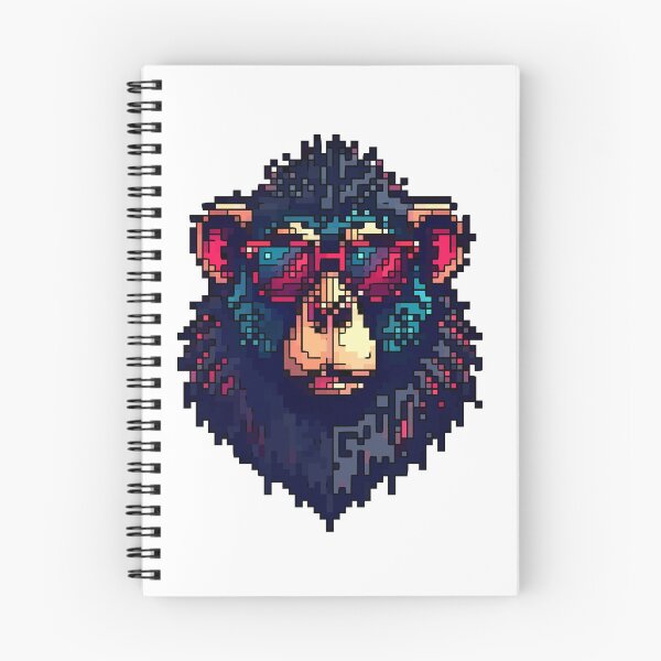 Item preview, Baboon in Pixels designed and sold by NaturePixel.