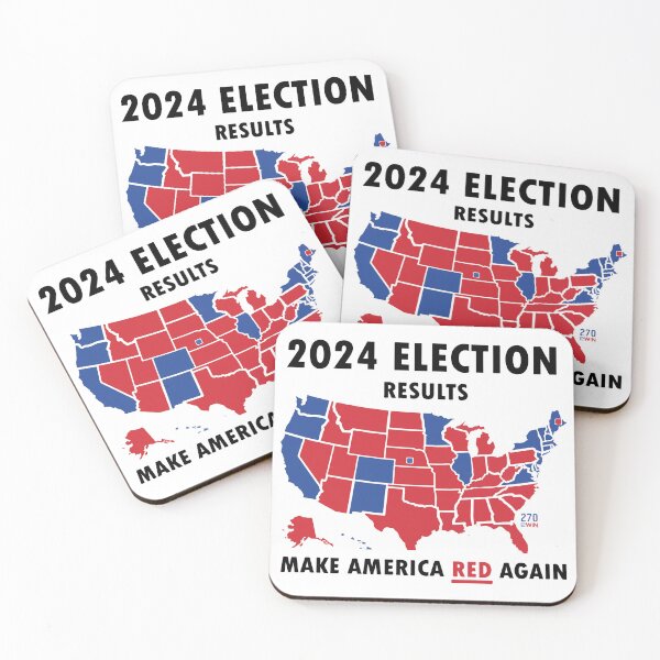 Item preview, Funny Election Results Presidential Election Jokes Make America Red Again Donald President designed and sold by FociCreate.