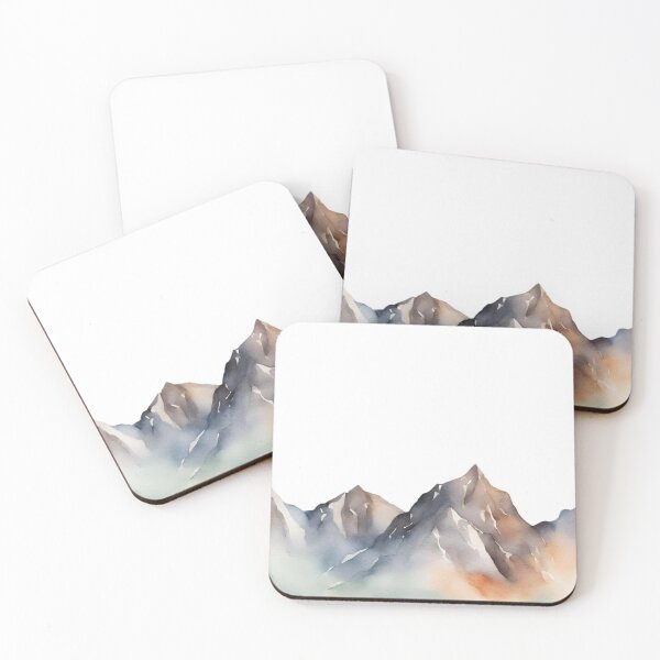 Item preview, Mountain Scene Nature Watercolor designed and sold by Tammy Marie Russell.
