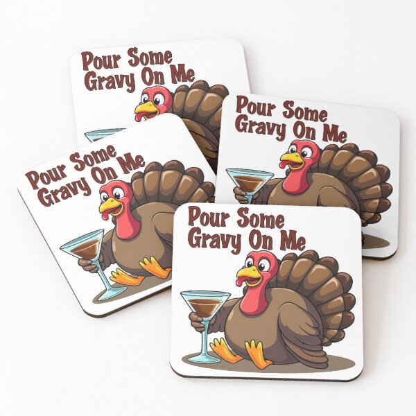 Item preview, pour some gravy on me cute turkey designed and sold by GogoGrove.