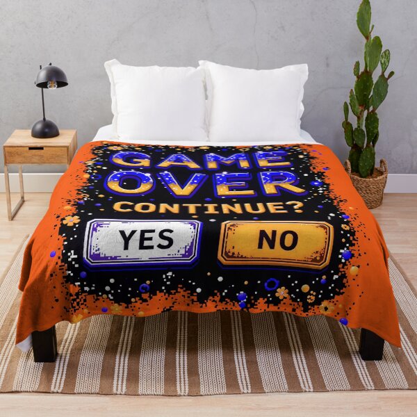Item preview, Game Over Continue Yes No designed and sold by TheArtOfPat.