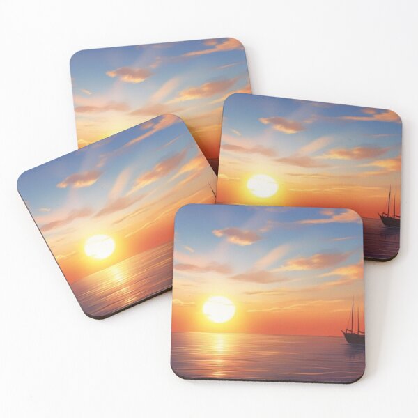 Item preview, Sailboat Sunset Scene Nature designed and sold by Tammy Marie Russell.