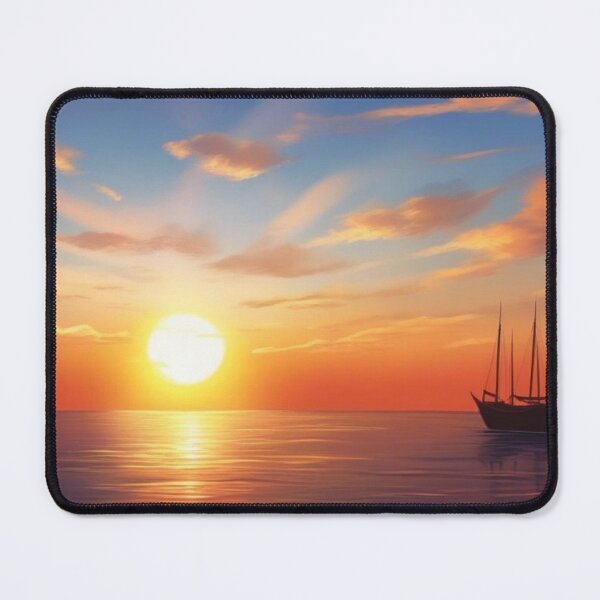 Item preview, Sailboat Sunset Scene Nature designed and sold by Tammy Marie Russell.