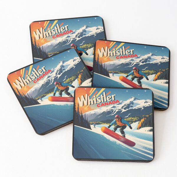 Item preview, Wall  Art Canada | Whistler Travel Vintage Poster designed and sold by kestrada2906.