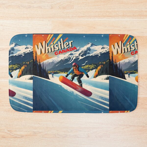 Item preview, Wall  Art Canada | Whistler Travel Vintage Poster designed and sold by kestrada2906.