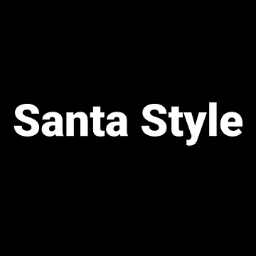 Artwork thumbnail, Santa Style by Text-based T-Shirts and Gifts