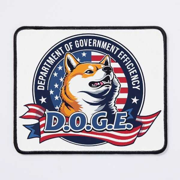 Item preview, D.O.G.E Doge Department of Government Efficiency designed and sold by Artifyo.