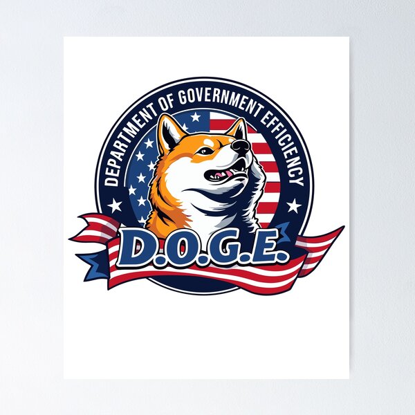 Artikel-Vorschau von D.O.G.E. Doge-Abteilung für Regierungseffizienz, designt und verkauft von Artifyo.