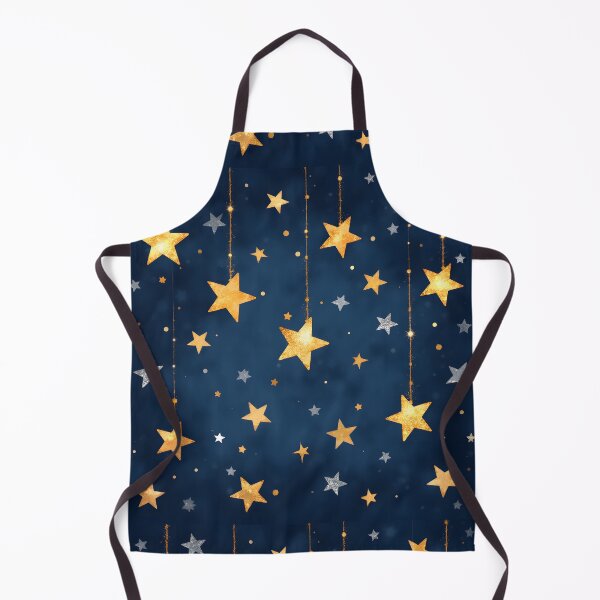 Item preview, Radiant Watercolor Stars on a Seamless Night Sky designed and sold by AV.