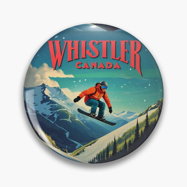 Item preview, Wall  Art Canada | Whistler Travel Vintage Poster designed and sold by kestrada2906.