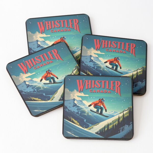 Item preview, Wall  Art Canada | Whistler Travel Vintage Poster designed and sold by kestrada2906.