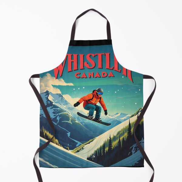 Item preview, Wall  Art Canada | Whistler Travel Vintage Poster designed and sold by kestrada2906.