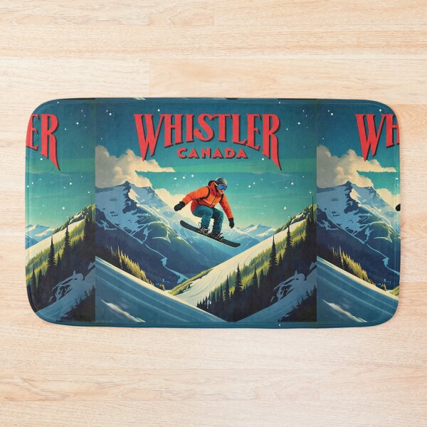 Item preview, Wall  Art Canada | Whistler Travel Vintage Poster designed and sold by kestrada2906.