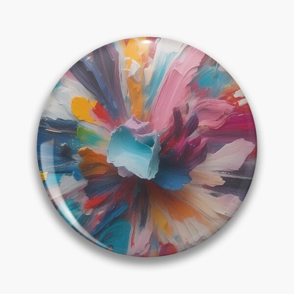 Item preview, Abstract Acrylic Painting Simulating the Big Bang  designed and sold by ShopCWA.