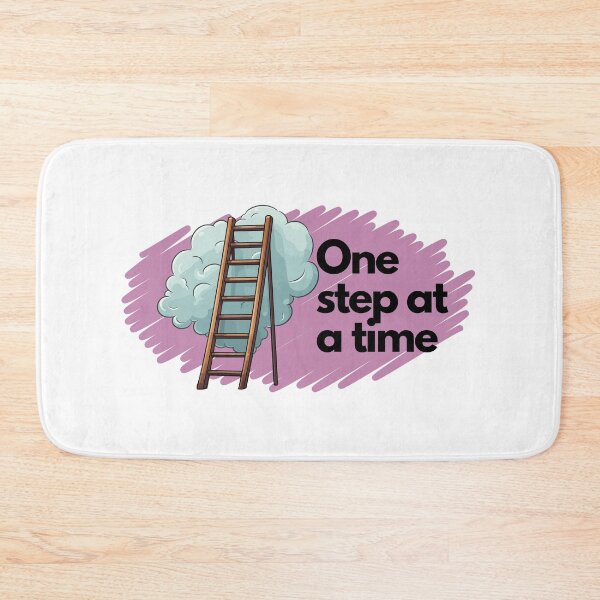Item preview, One Step at a Time Motivational Art designed and sold by Abbybub.