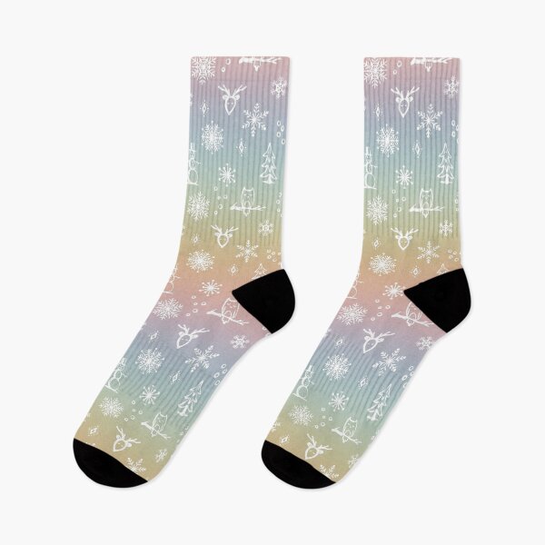 Item preview, Winter Things - Rainbow Sorbet + Snow designed and sold by Irene Estelle.
