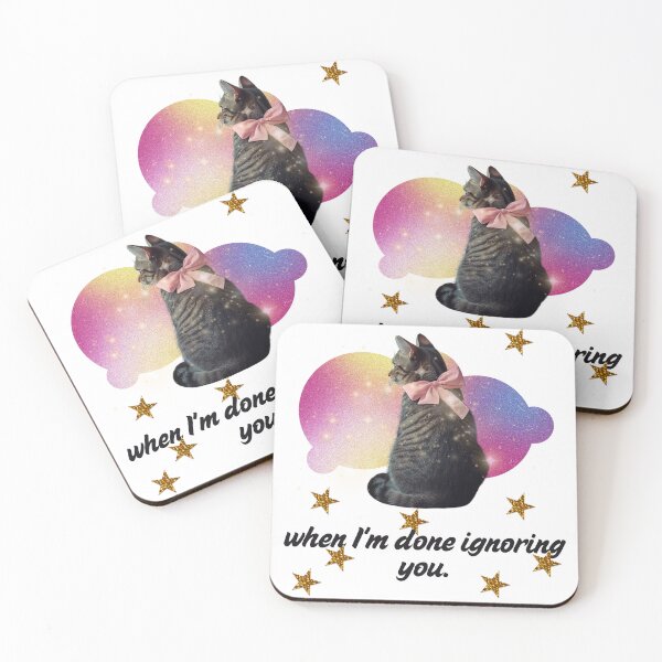 Item preview, When I'm Done Ignoring You - Funny Cat  designed and sold by Cat Babe.