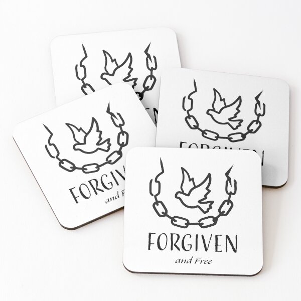 Item preview, Christian Quote - Forgiven And Free  designed and sold by CrossCrafted.