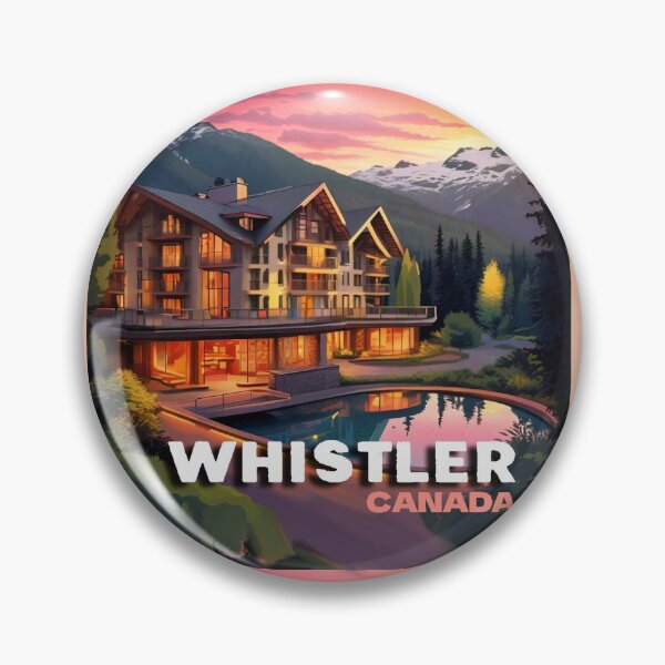 Item preview, Wall  Art Canada | Whistler Travel Vintage Poster designed and sold by kestrada2906.
