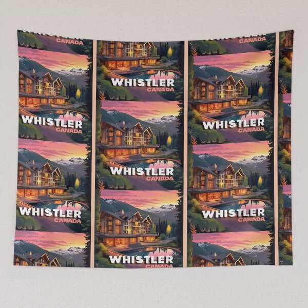 Item preview, Wall  Art Canada | Whistler Travel Vintage Poster designed and sold by kestrada2906.