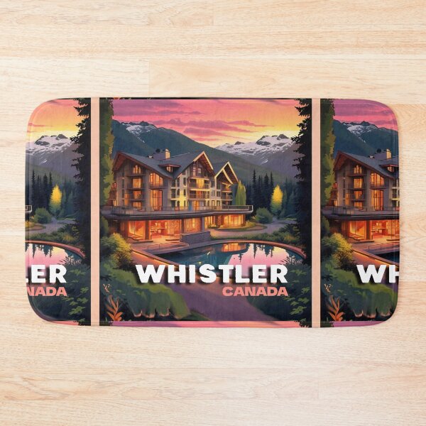Item preview, Wall  Art Canada | Whistler Travel Vintage Poster designed and sold by kestrada2906.